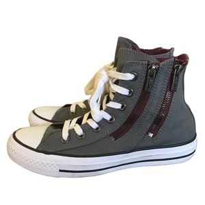 Converse Double Zip Canvas Chuck Taylor Allstar Shoes